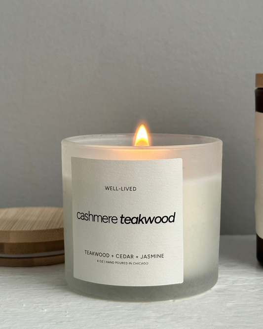 Cashmere Teakwood Candle