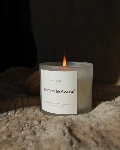 Cashmere Teakwood Candle