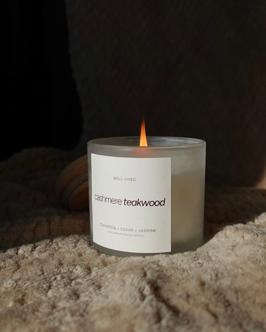 Cashmere Teakwood Candle