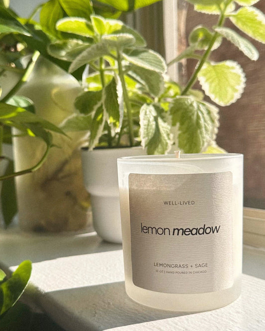 lemon meadow candle